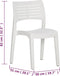 vidaXL - Tuinstoelen - 2 - st - polypropeen - wit