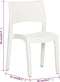 vidaXL - Tuinstoelen - 2 - st - polypropeen - wit