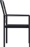 vidaXL - Tuinstoelen - 2 - st - PVC-rattan - zwart