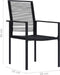 vidaXL - Tuinstoelen - 2 - st - PVC-rattan - zwart