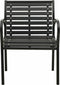 vidaXL - Tuinstoelen - 2 - st - staal - en - HKC - zwart