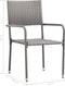 vidaXL - Tuinstoelen - 2 - st - stapelbaar - poly - rattan - grijs