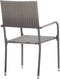 vidaXL - Tuinstoelen - 2 - st - stapelbaar - poly - rattan - grijs