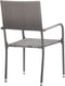 vidaXL - Tuinstoelen - 2 - st - stapelbaar - poly - rattan - grijs