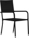 vidaXL - Tuinstoelen - 2 - st - stapelbaar - poly - rattan - zwart
