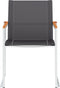 vidaXL - Tuinstoelen - 2 - st - textileen - en - roestvrij - staal - grijs
