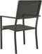 vidaXL - Tuinstoelen - 2 - st - textileen - en - staal - zwart - en - antracietkleurig