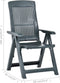 vidaXL - Tuinstoelen - 2 - st - verstelbaar - kunststof - groen
