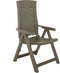 vidaXL - Tuinstoelen - 2 - st - verstelbaar - kunststof - mokka