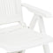 vidaXL - Tuinstoelen - 2 - st - verstelbaar - kunststof - wit