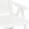 vidaXL - Tuinstoelen - 2 - st - verstelbaar - kunststof - wit
