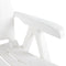 vidaXL - Tuinstoelen - 2 - st - verstelbaar - kunststof - wit
