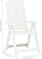 vidaXL - Tuinstoelen - 2 - st - verstelbaar - kunststof - wit