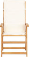 vidaXL - Tuinstoelen - 2 - st - verstelbaar - massief - acaciahout - bruin