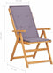 vidaXL - Tuinstoelen - 2 - st - verstelbaar - massief - acaciahout - bruin