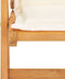 vidaXL - Tuinstoelen - 2 - st - verstelbaar - massief - acaciahout - bruin