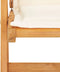 vidaXL - Tuinstoelen - 2 - st - verstelbaar - massief - acaciahout - bruin