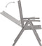 vidaXL - Tuinstoelen - 2 - st - verstelbaar - massief - acaciahout - grijs