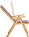 vidaXL - Tuinstoelen - 2 - st - verstelbaar - massief - acaciahout - bruin
