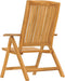 vidaXL - Tuinstoelen - 2 - st - verstelbaar - massief - teakhout