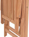 vidaXL - Tuinstoelen - 2 - st - verstelbaar - massief - teakhout