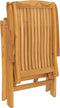 vidaXL - Tuinstoelen - 2 - st - verstelbaar - massief - teakhout