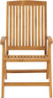vidaXL - Tuinstoelen - 2 - st - verstelbaar - massief - teakhout