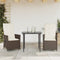 vidaXL - Tuinstoelen - 2 - st - verstelbaar - met - kussens - poly - rattan - bruin
