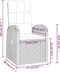 vidaXL - Tuinstoelen - 2 - st - verstelbaar - met - kussens - poly - rattan - zwart