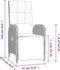 vidaXL - Tuinstoelen - 2 - st - verstelbaar - met - kussens - poly - rattan - grijs