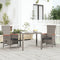 vidaXL - Tuinstoelen - 2 - st - verstelbaar - met - kussens - poly - rattan - grijs