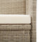 vidaXL - Tuinstoelen - 2 - st - verstelbaar - met - kussens - poly - rattan - beige