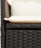vidaXL - Tuinstoelen - 2 - st - verstelbaar - met - kussens - poly - rattan - zwart