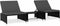 vidaXL - Tuinstoelen - 2 - st - verstelbaar - met - tafel - poly - rattan - zwart