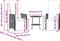 vidaXL - Tuinstoelen - 2 - st - verstelbaar - met - tafel - poly - rattan - bruin
