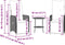 vidaXL - Tuinstoelen - 2 - st - verstelbaar - met - tafel - poly - rattan - beige