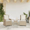 vidaXL - Tuinstoelen - 2 - st - verstelbaar - poly - rattan - beige
