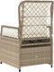 vidaXL - Tuinstoelen - 2 - st - verstelbaar - poly - rattan - beige