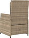 vidaXL - Tuinstoelen - 2 - st - verstelbaar - poly - rattan - beige