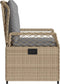 vidaXL - Tuinstoelen - 2 - st - verstelbaar - poly - rattan - beige