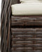 vidaXL - Tuinstoelen - 2 - st - verstelbaar - poly - rattan - bruin