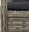 vidaXL - Tuinstoelen - 2 - st - verstelbaar - poly - rattan - grijs