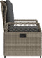vidaXL - Tuinstoelen - 2 - st - verstelbaar - poly - rattan - grijs