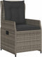 vidaXL - Tuinstoelen - 2 - st - verstelbaar - poly - rattan - grijs