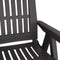 vidaXL - Tuinstoelen - 2 - st - verstelbaar - PP - antracietkleurig