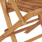 vidaXL - Tuinstoelen - 3 - st - inklapbaar - massief - teakhout
