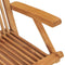 vidaXL - Tuinstoelen - 3 - st - inklapbaar - massief - teakhout