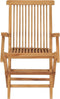 vidaXL - Tuinstoelen - 3 - st - inklapbaar - massief - teakhout