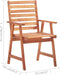 vidaXL - Tuinstoelen - 3 - st - massief - acaciahout