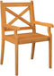 vidaXL - Tuinstoelen - 3 - st - massief - acaciahout